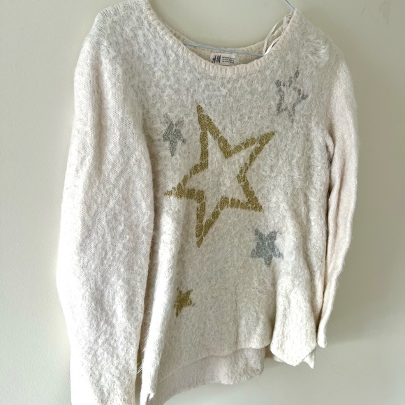 H&M sastra White Sweater - Picture 2 of 3